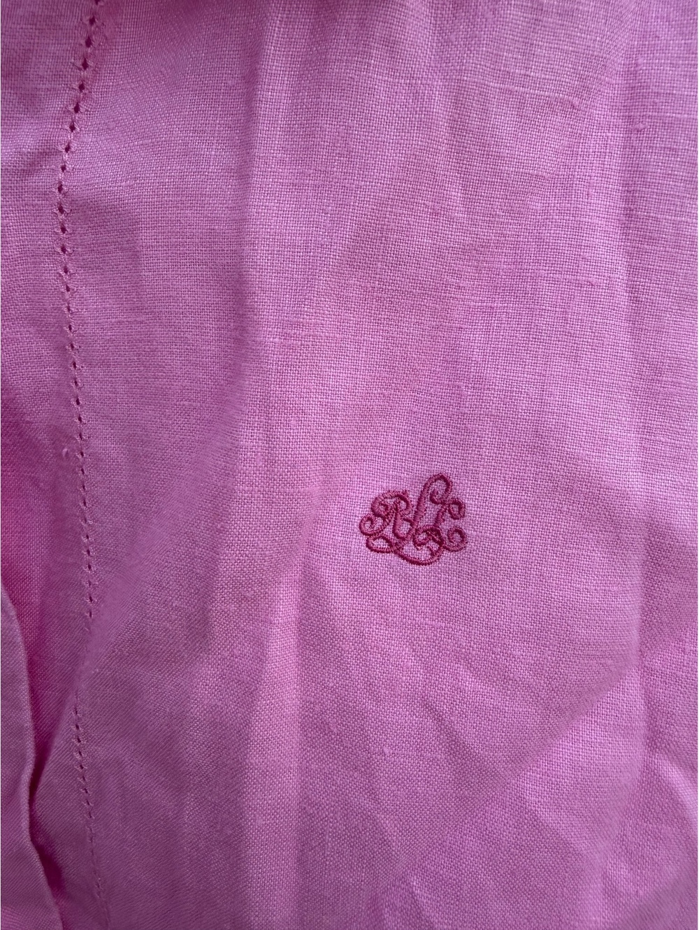 Women’s Ralph Lauren Linen Pink Blouse - Picture 4 of 4